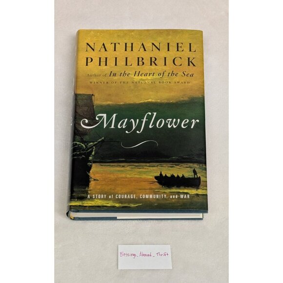 📚❤️ Mayflower SIGNED Nathaniel Philbrick 1st Edition 1st Printing HC ❤️📚 - Picture 2 of 10